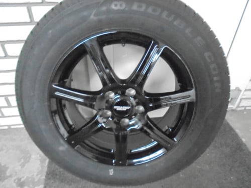 Reserve wiel nieuw Nissan X Trail met wiel hoes
