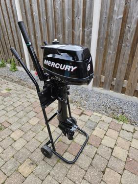 Mercury 6 pk 4-takt buitenboordmotor, nette staat