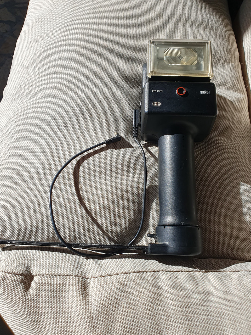 High Class vintage Camera Flitser/ Flash Braun 420 BVC...