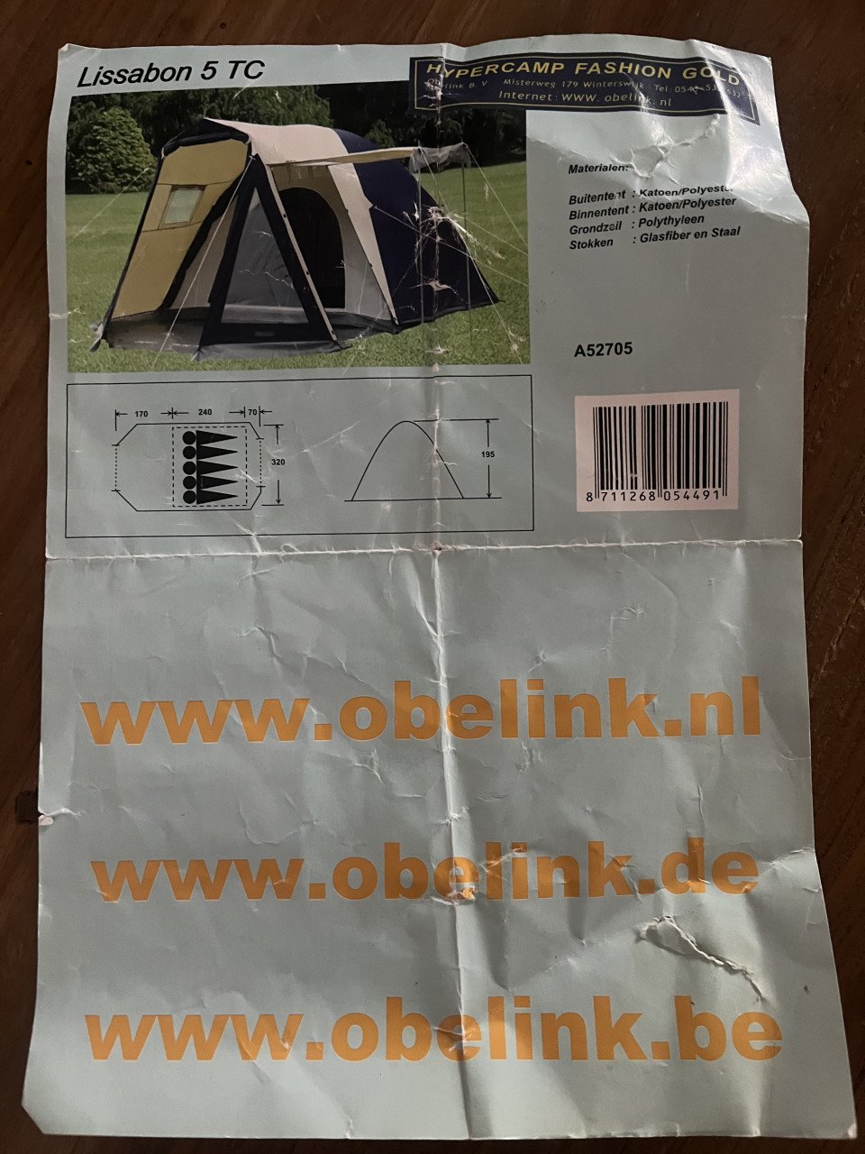 4 persoons tent