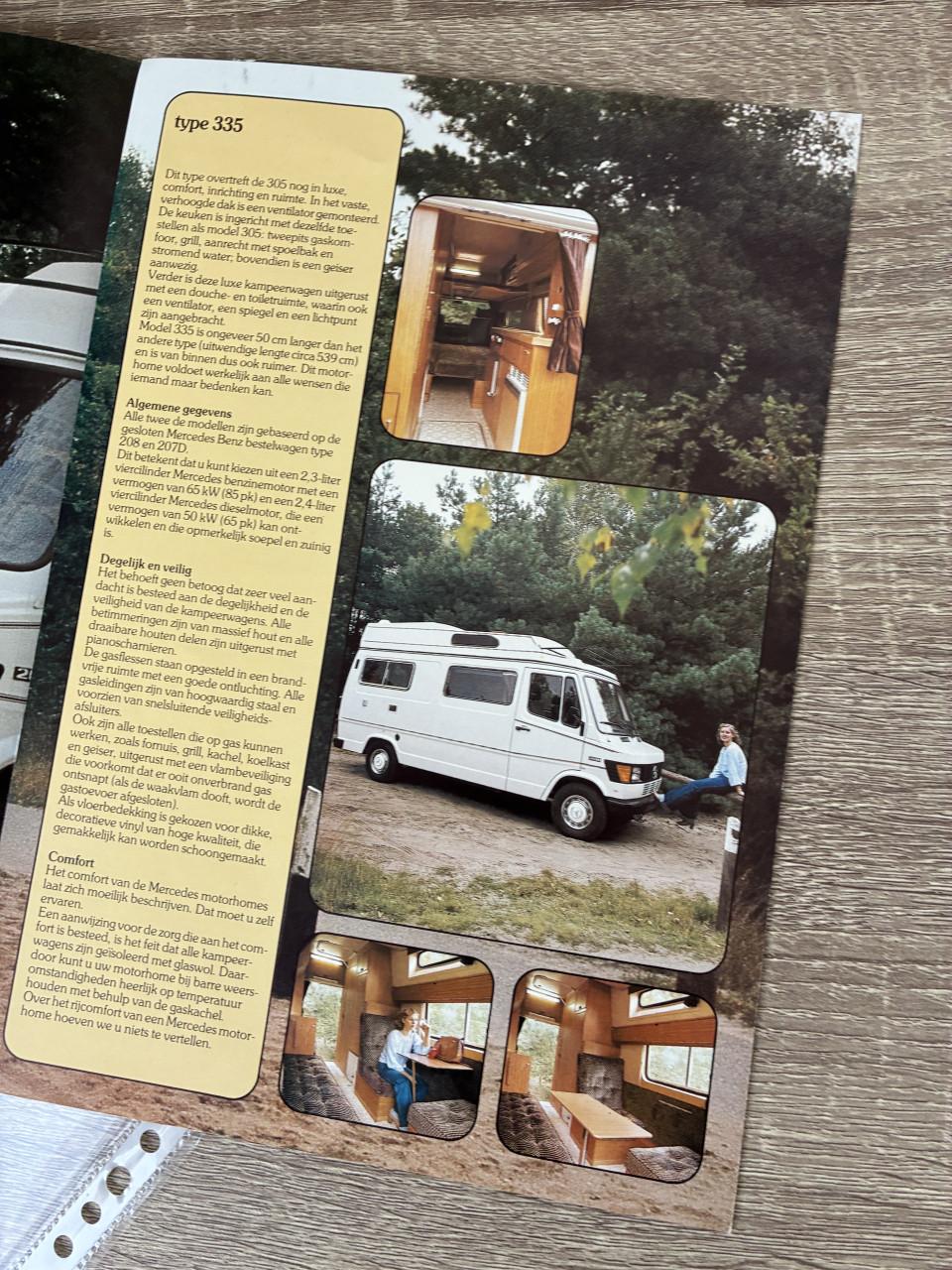 Mercedes 207 208 camper folders