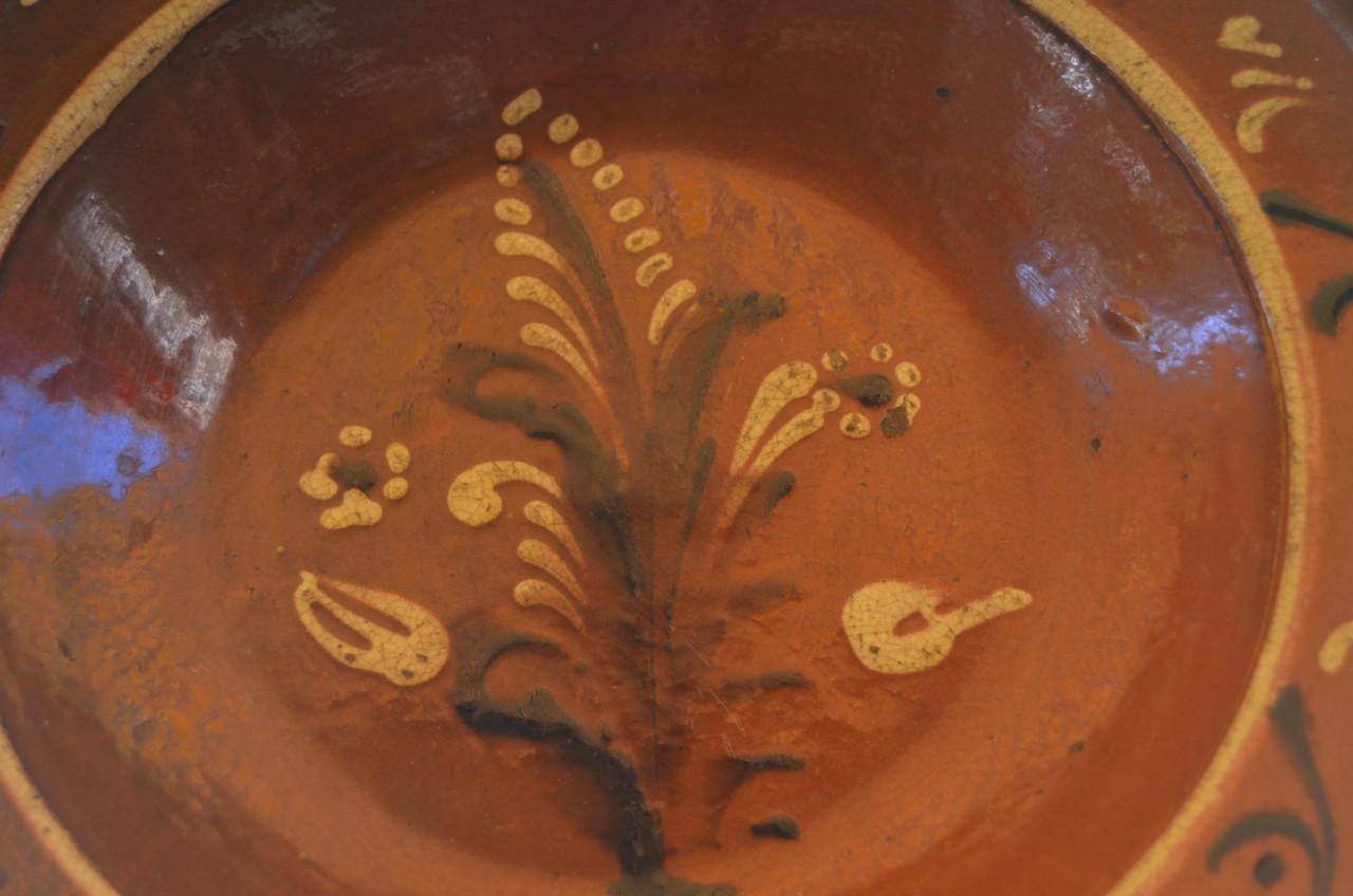 Grote 19e eeuwse schotel uit de Elzas