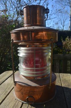 Zweedse bakboord scheepslantaarn Hammar Gotenburg