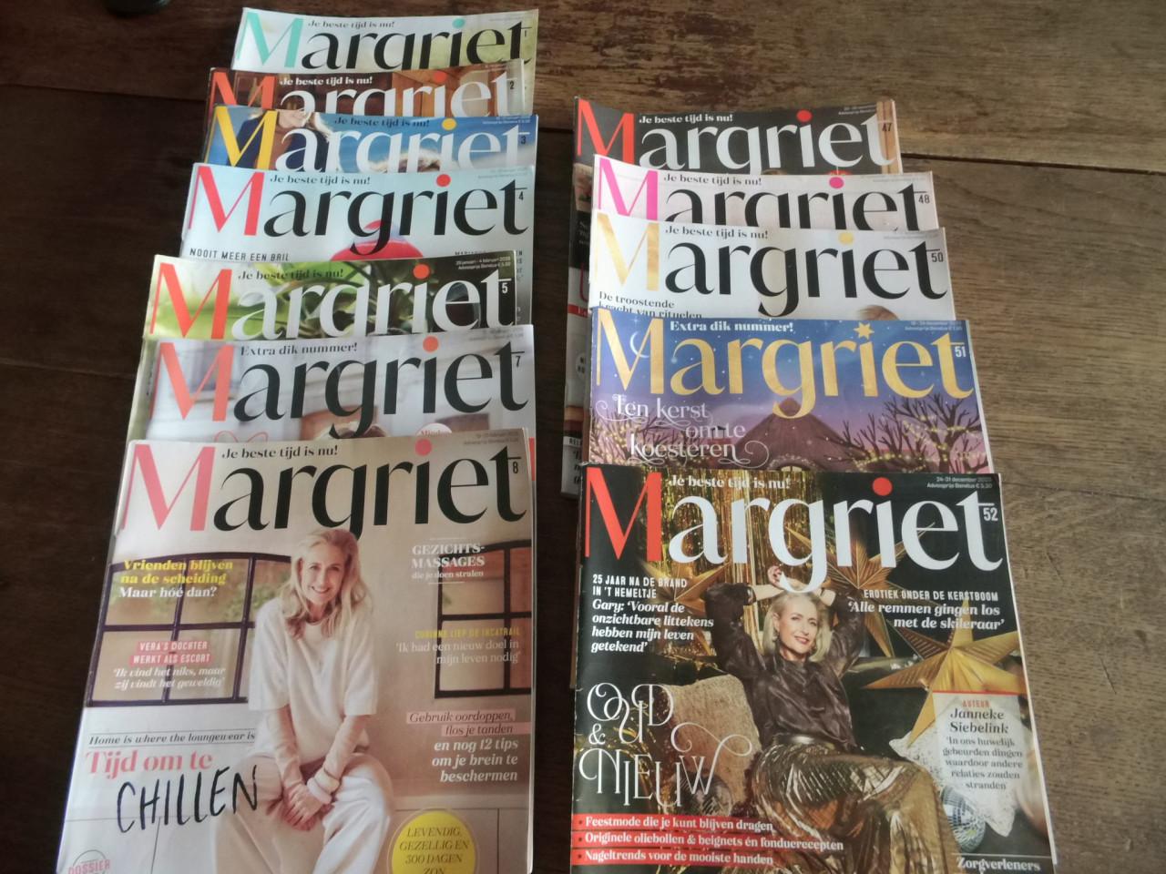 12x Tijdschriften Margriet