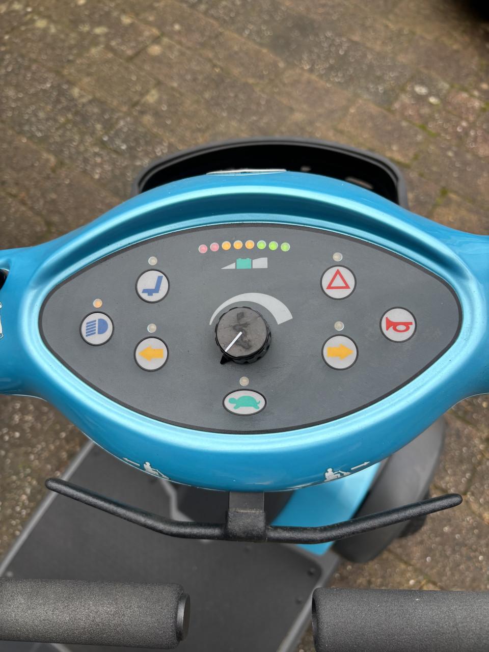 Scootmobiel Galaxy Excel 2 4 wielen Blauw