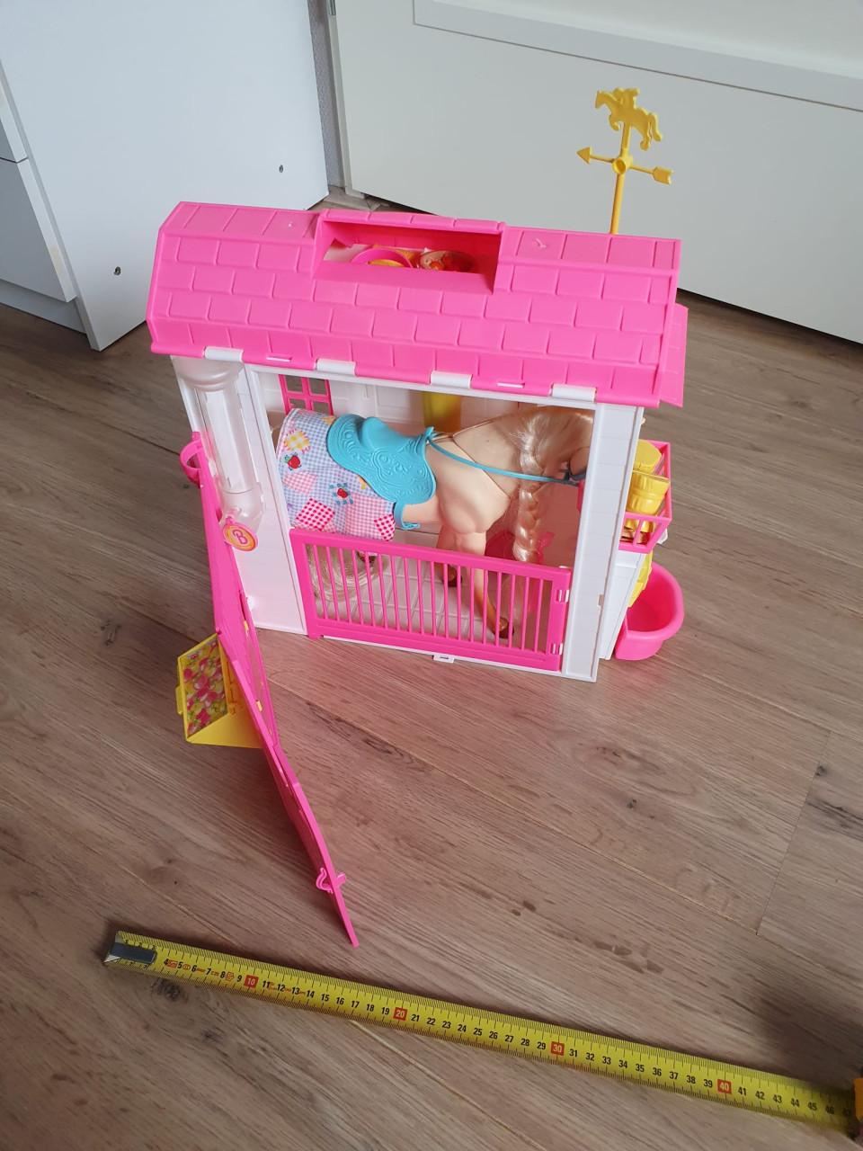 (vintage) Barbie paardenstal met paard