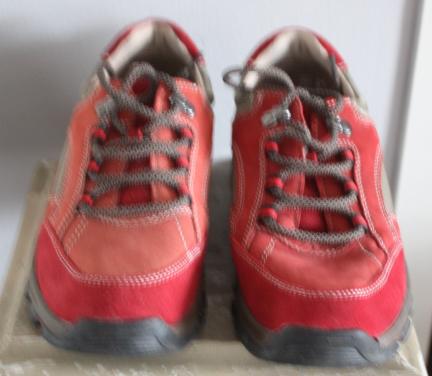 Rode veterschoenen maat 40H