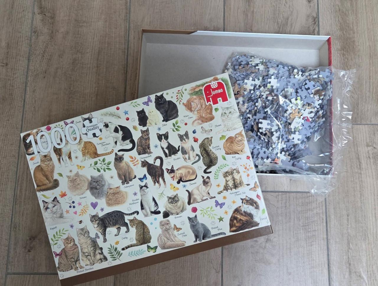 😻 Puzzel 1000 stukjes Franciens katten