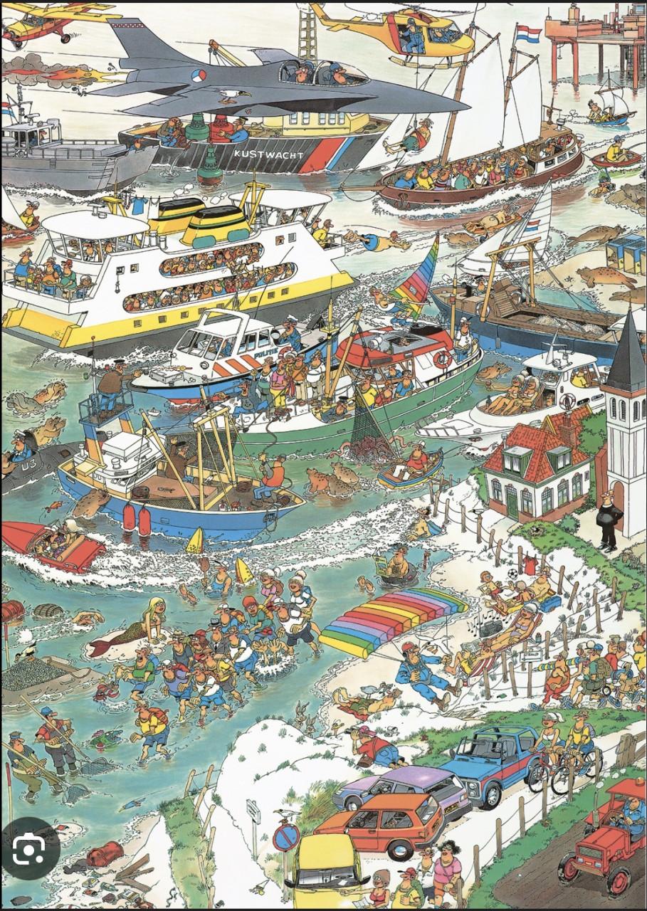 Jan van Haasteren - All at Sea