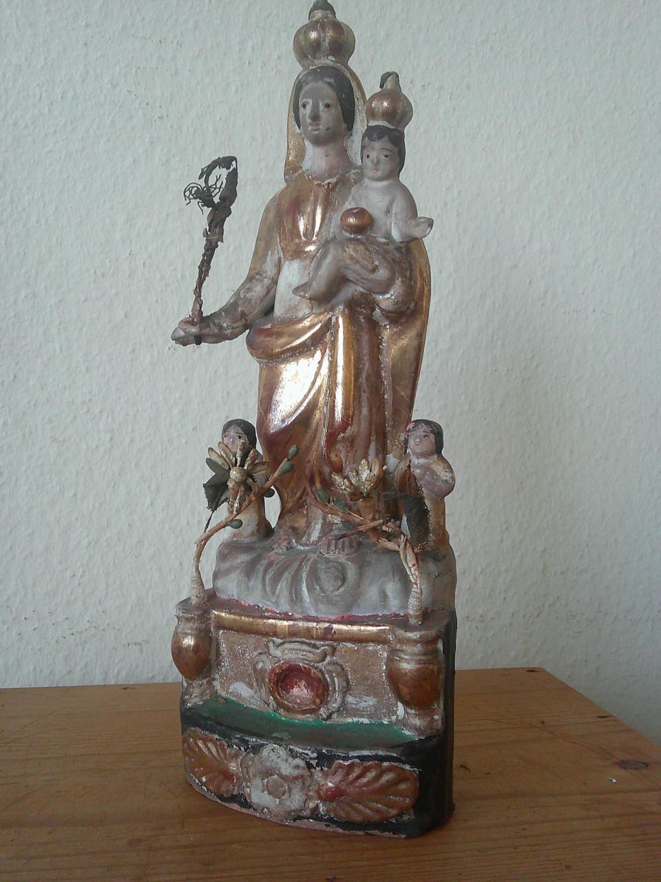 VERGULD PORTUGEES TERRACOTTA,ROND 1850