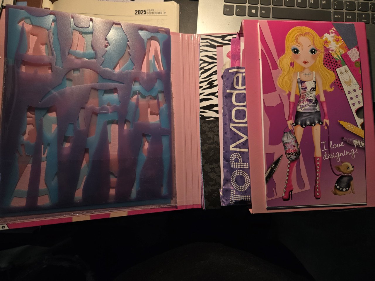 Grote verzameling Top Model Designer spulletjes,