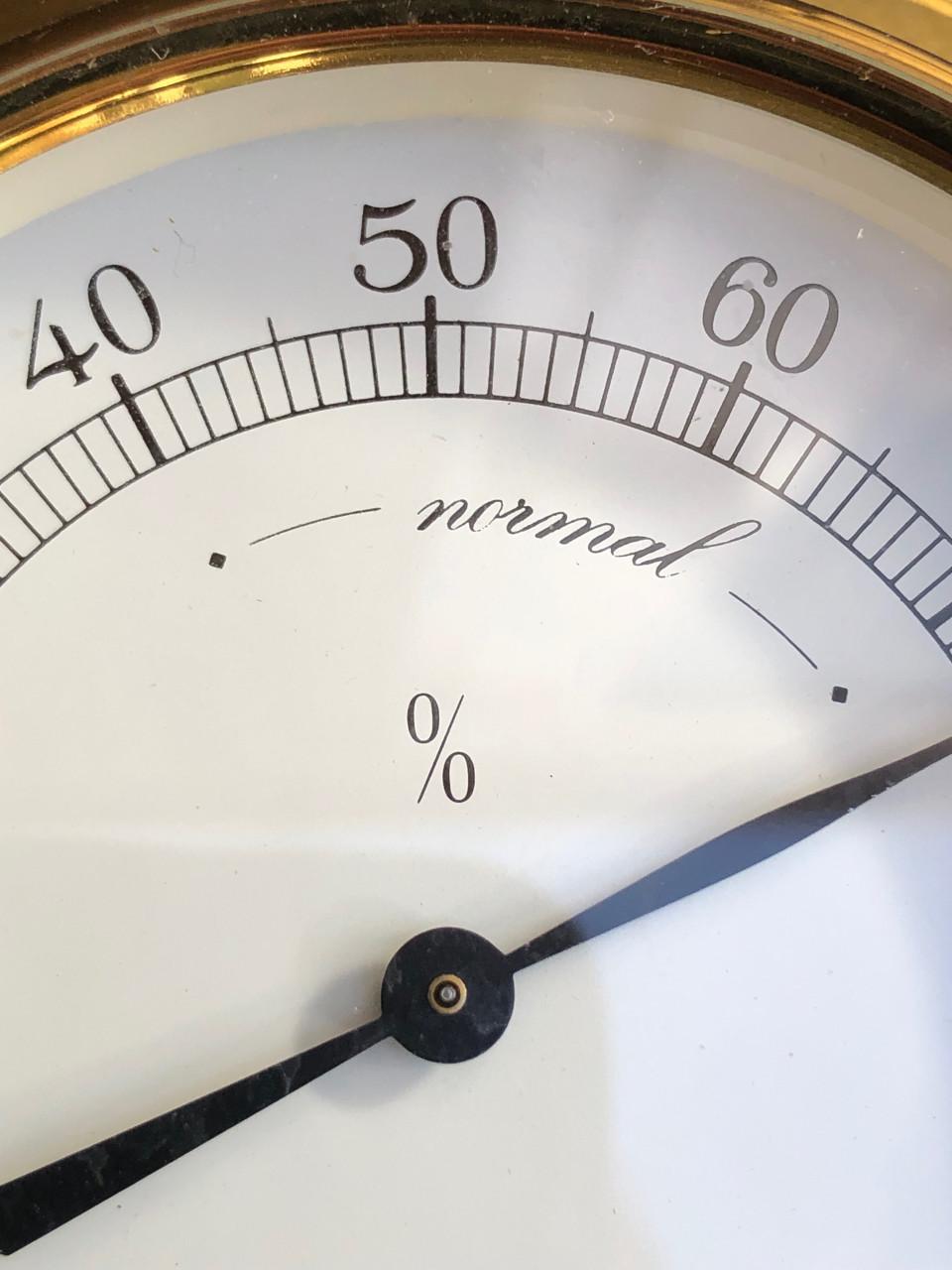 Vintage Hygrometer made in Germany.