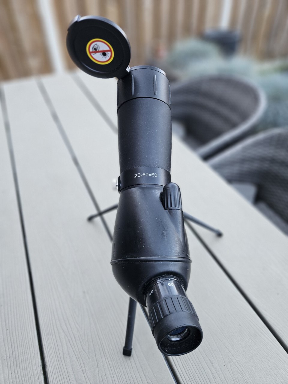 Zgan krachtige Bresser Zoom 20X-60X60 spotting scope incl statief....
