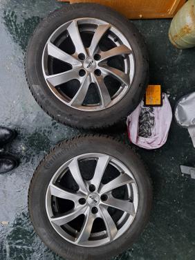 195/55 R16 lm velgen met winterbanden