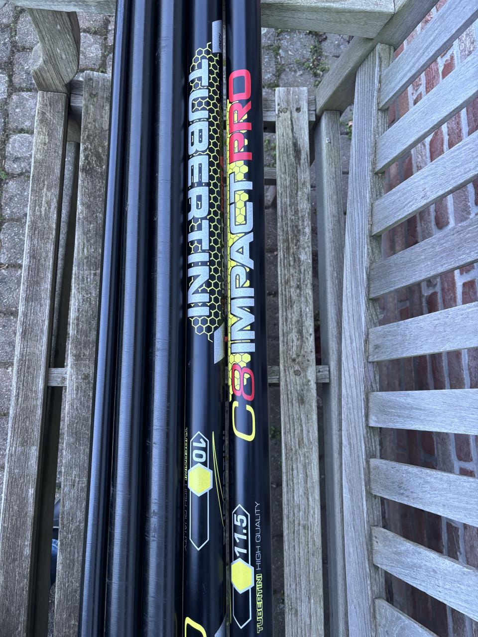 Tubertini c8 impact pro 11.5 meter met 3 topsets