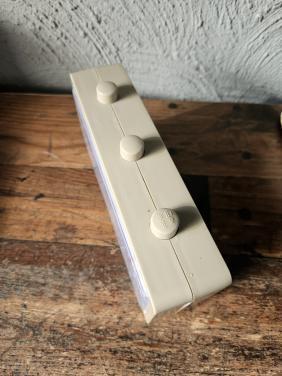 Vintage Flip Klok met Dag- en Datumweergave werkende staat