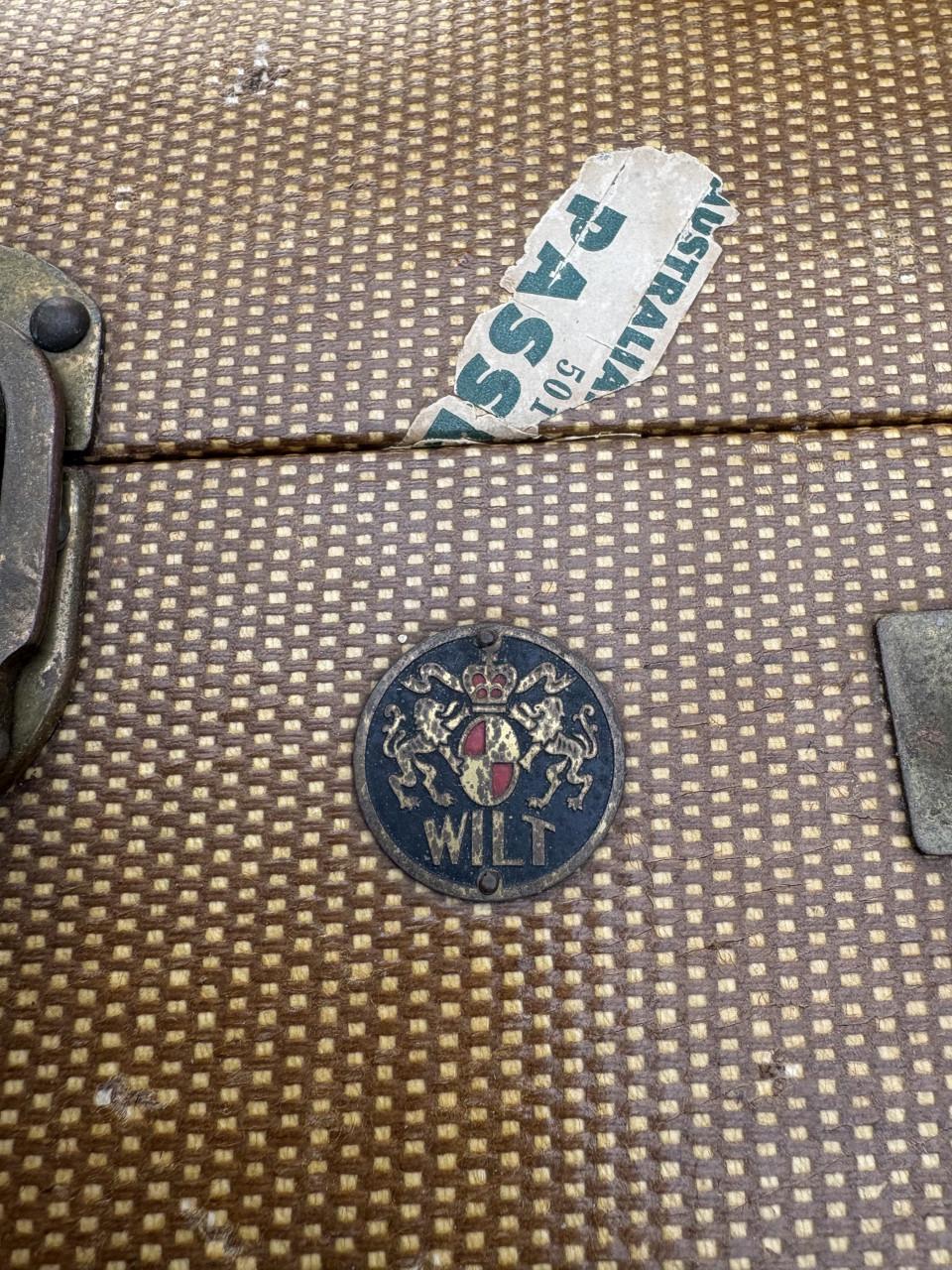 Hutkoffer merk: WILT, jaren ‘50