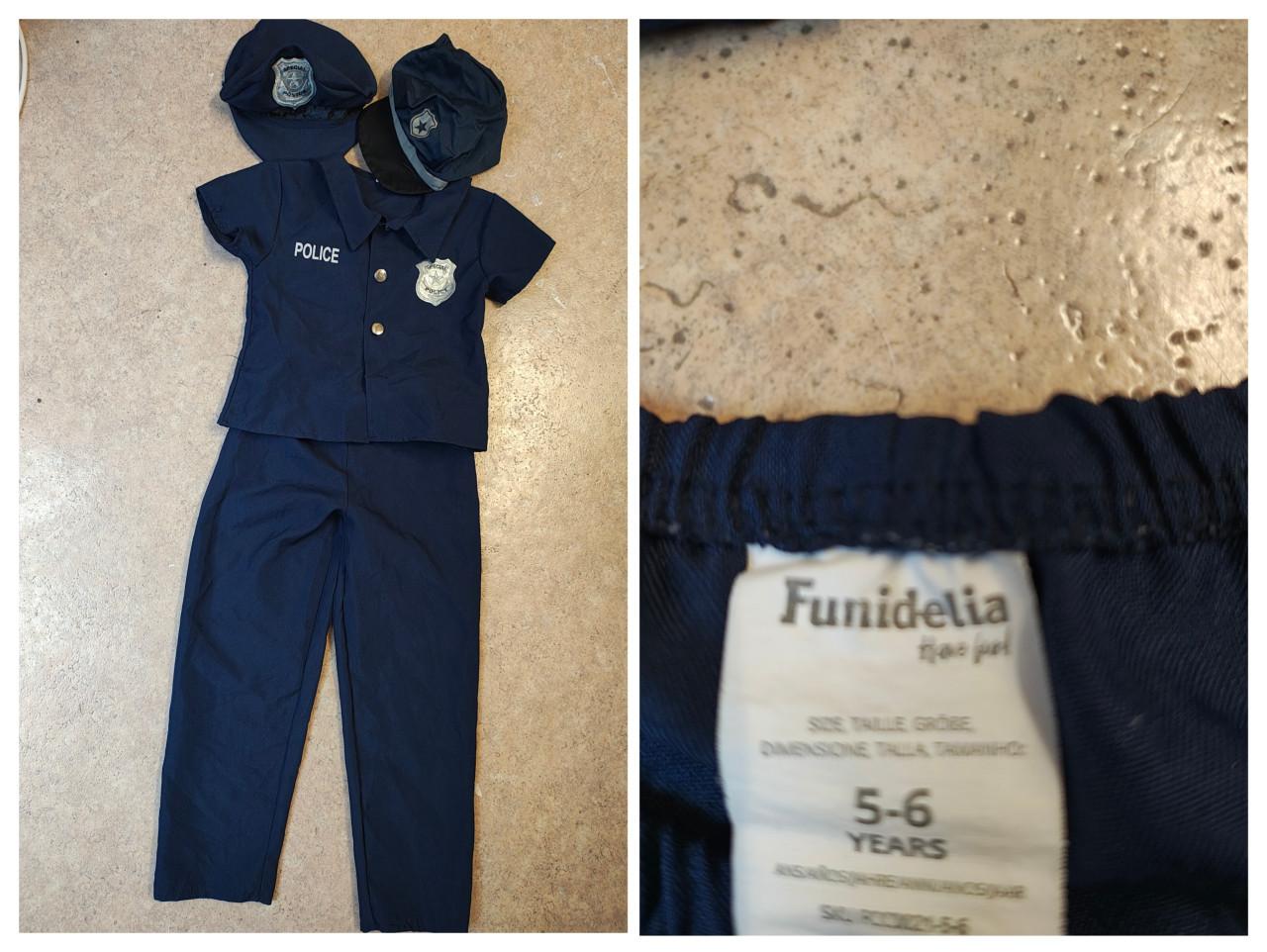Verkleedpak politie  5-6 jaar