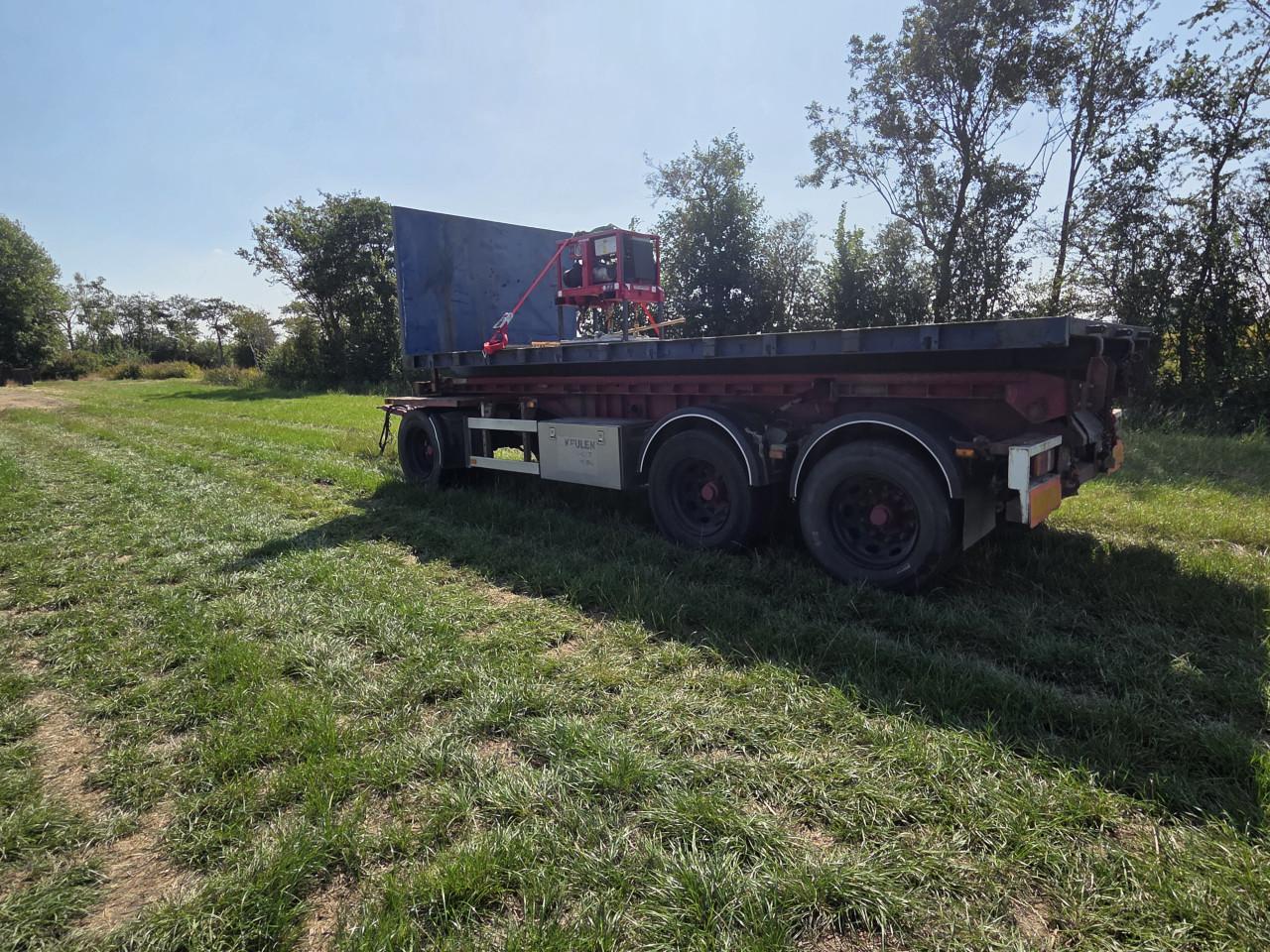 Kiepende container aanhanger