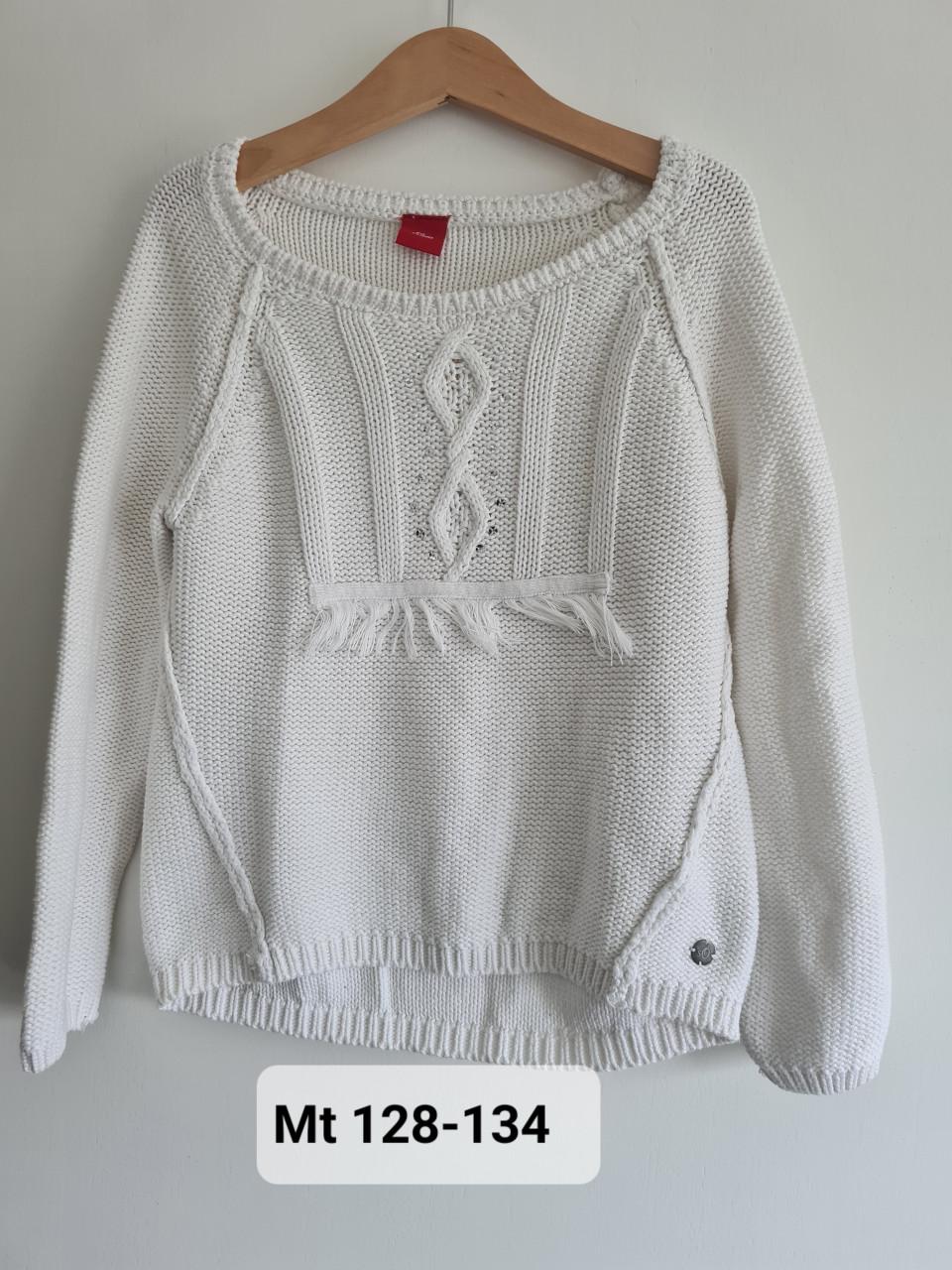 Witte katoenen trui van s' Oliver  Mt 128-134