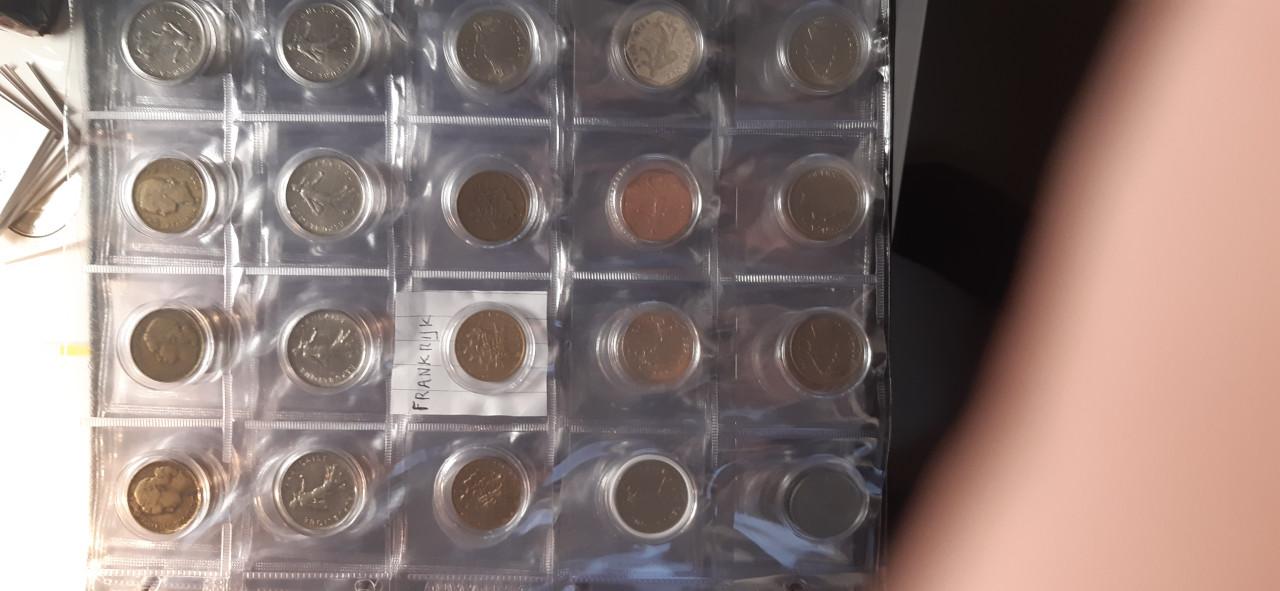 Map met oude munten buitenland