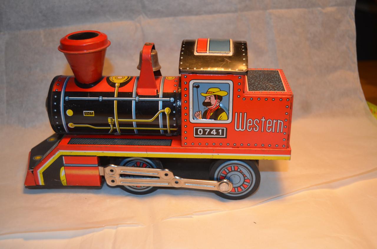 Blikken trein Daiya Japan 'Western 0741' Jaren '60 MET doos