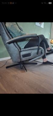 LUXE Sta-op/relaxfauteuil zgan