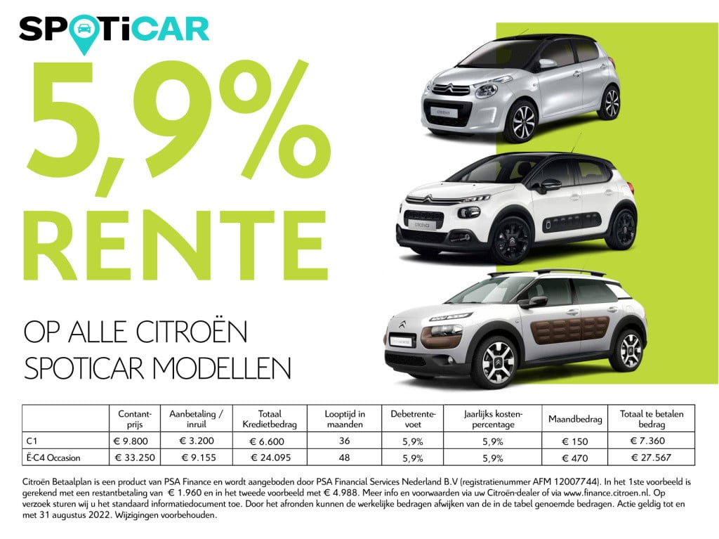Citroen C1 vti 72 pk airscape shine | rijklaar | canvas dak + climate contr