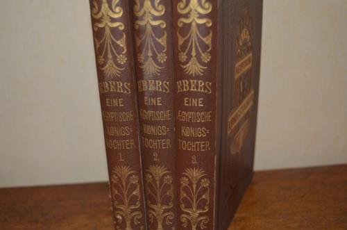 Ebers - Eine Aegyptische Koenigstochter 1880, 3 delen