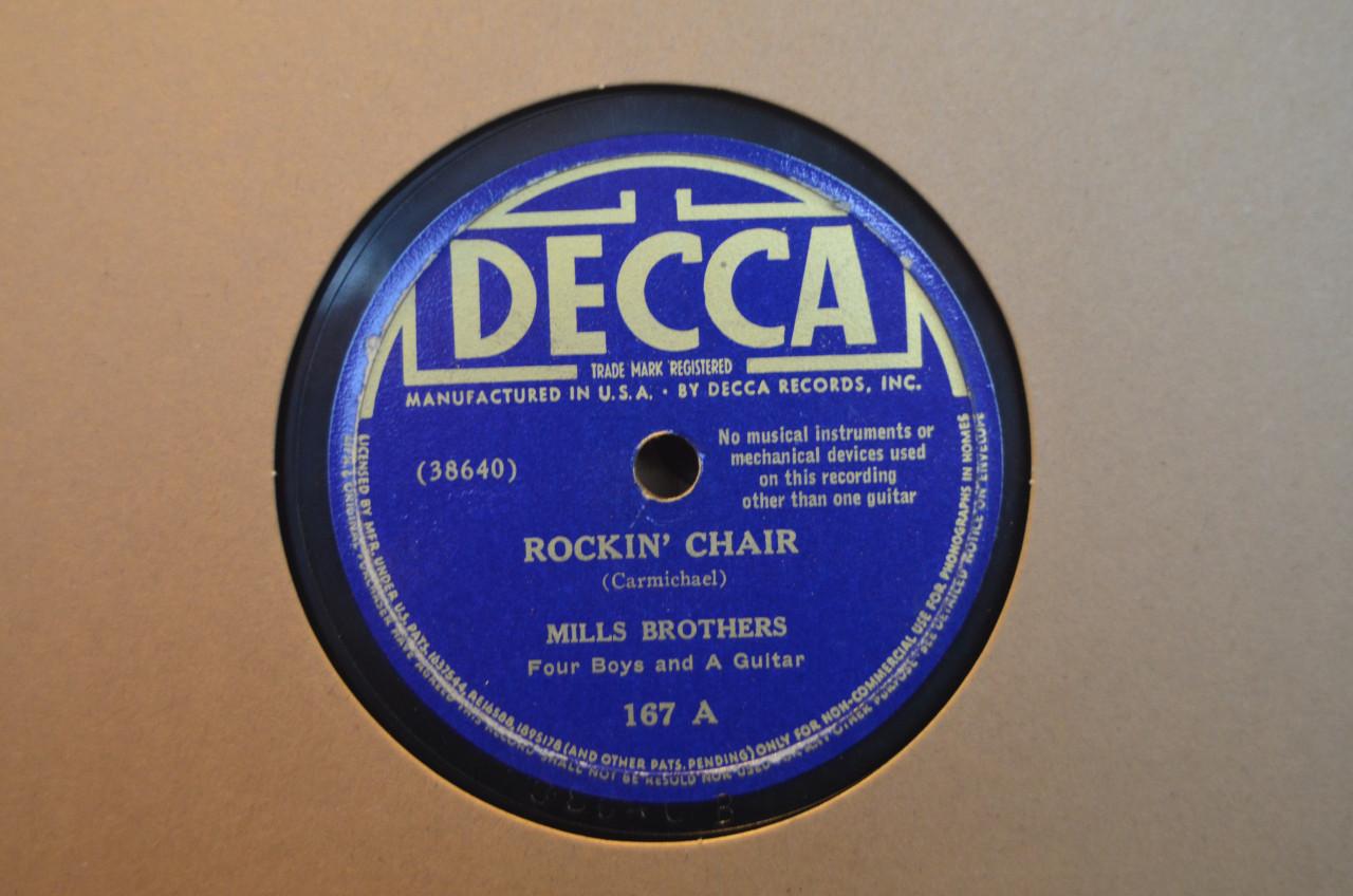 78 rpm Mills Brothers jaren '40 en '50 héél veel stuks. (8)