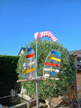 Winsurfers tuin speeltje