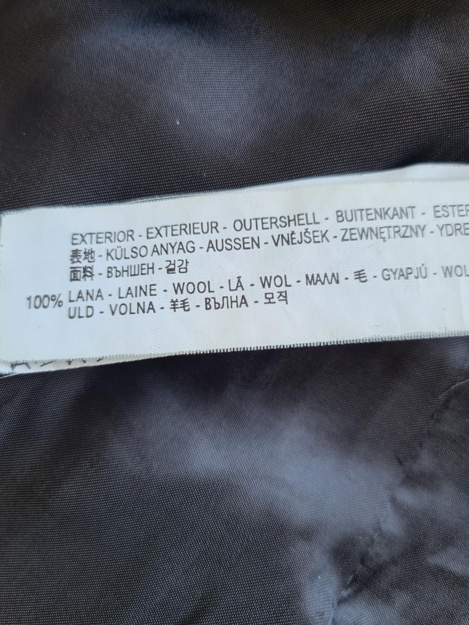 Zara Man Stijlvolle zwarte blazer van 100% wol. Maat M