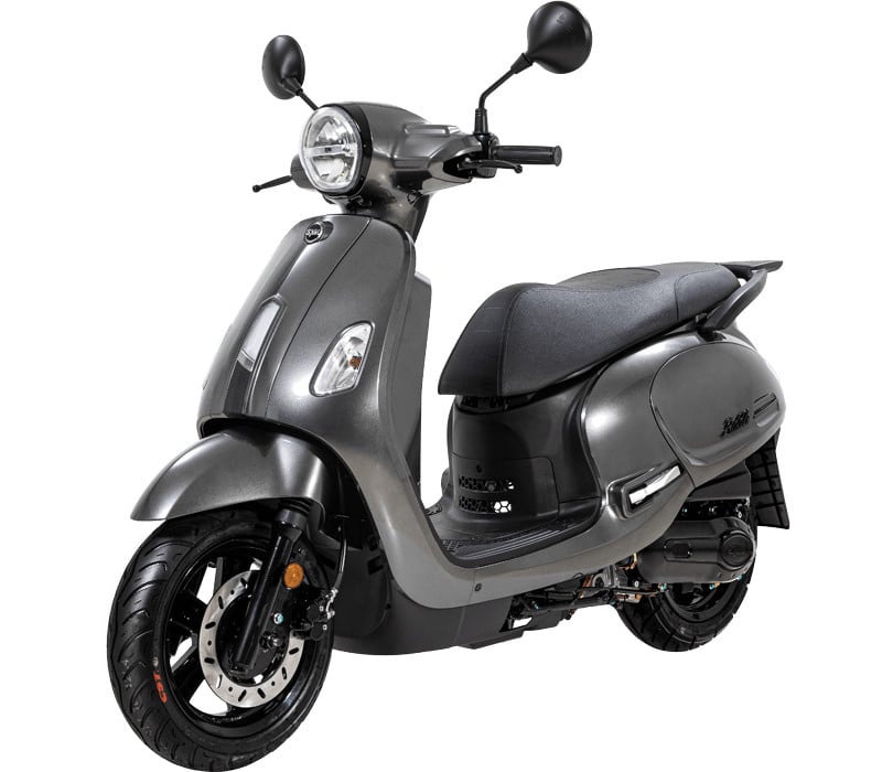 Sym Fiddle IV 25/45km de A-merk retro scooter!