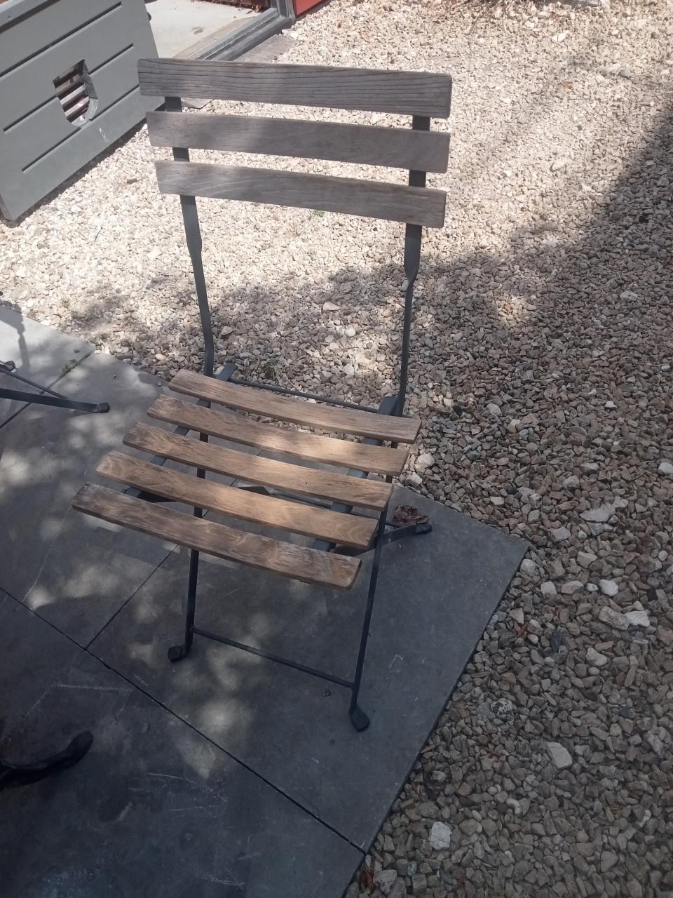 Set van 4 bistrostoeltjes