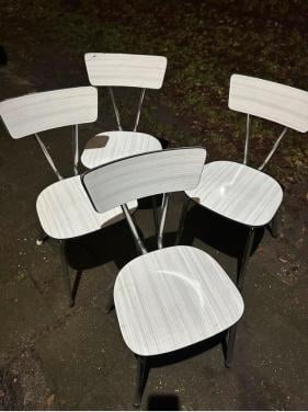 Vintage formica stoelen