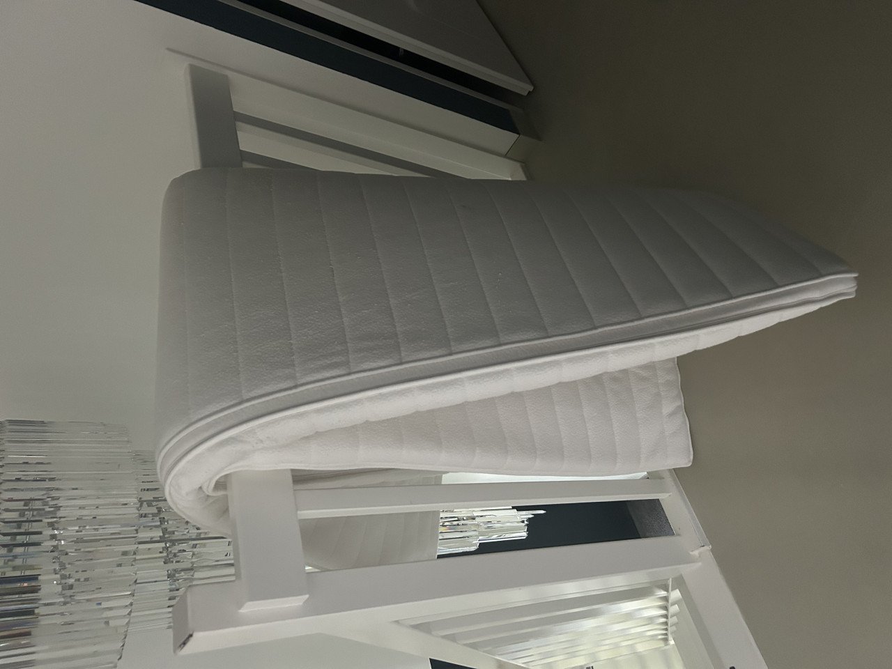 Matras inclusief topper 120 cm breed (twijfelaar)