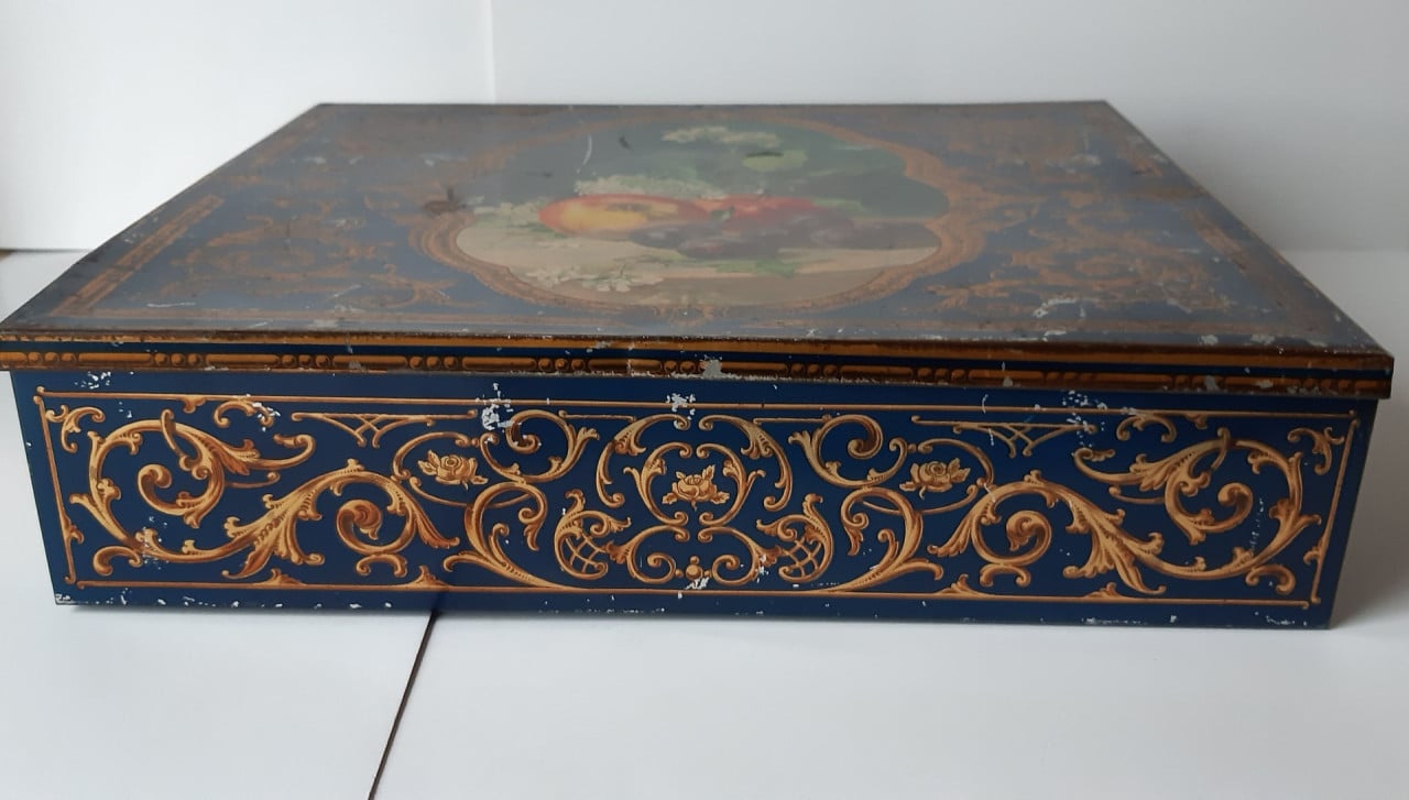 Blik van Melle fruit decor, Breskens
