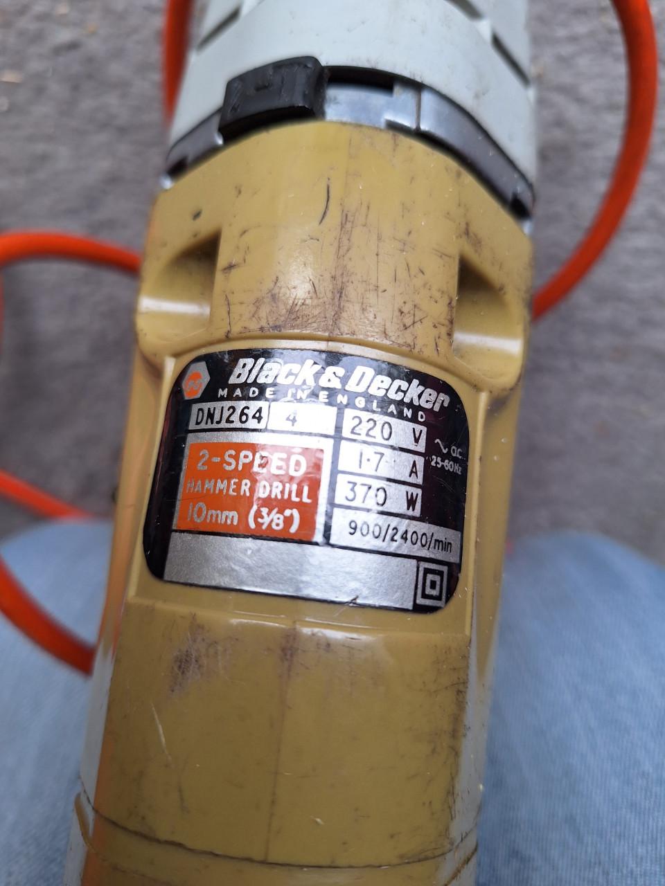 B&D boormachine, 50 jaar oud