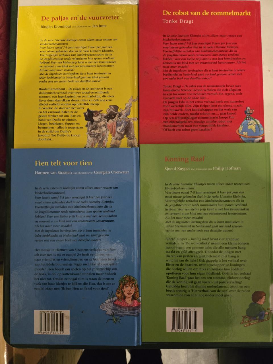 4 boekjes Literaire kleintjes 2010