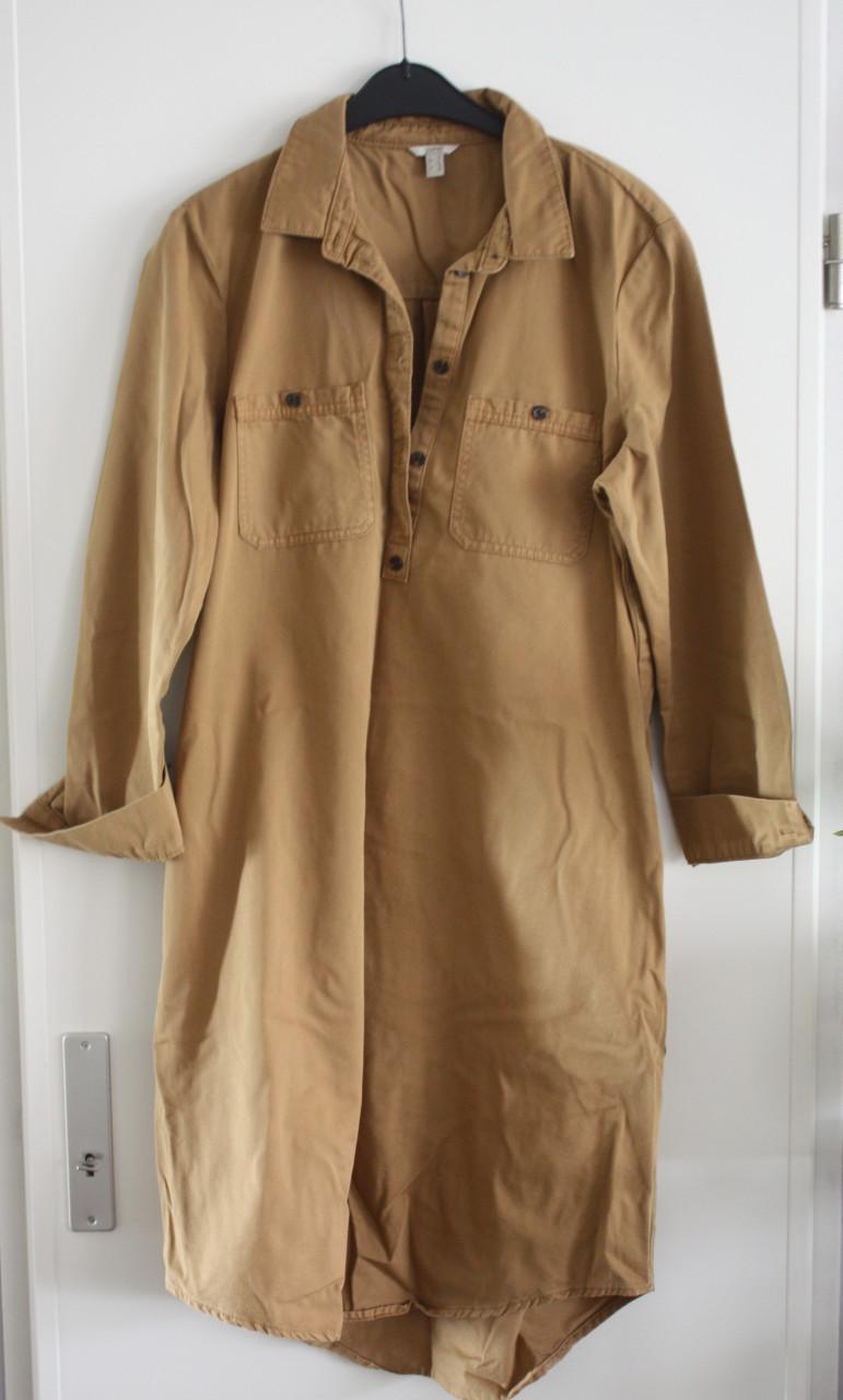 Caramel kleur  jurk maat 40
