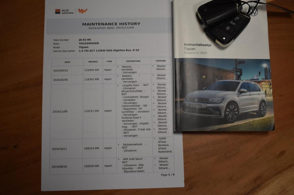 Volkswagen Tiguan 1.5 tsi act r-line | trekhaak | camera | dealer onderhoud