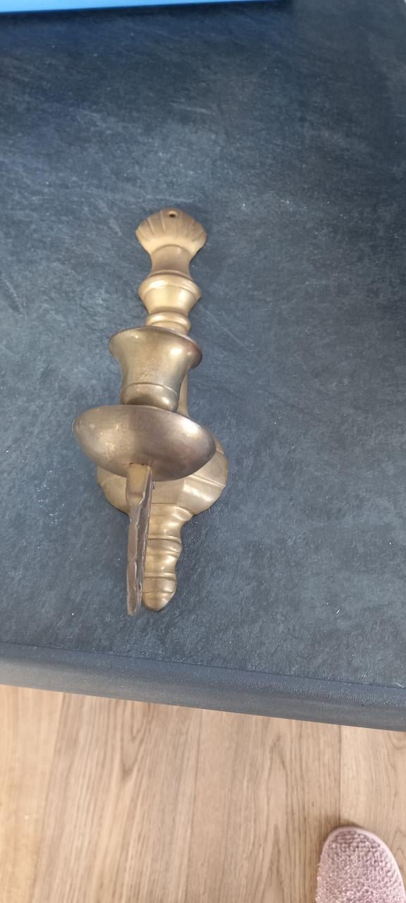 KOPEREN HANGKANDELAAR VOOR 1 KAARS