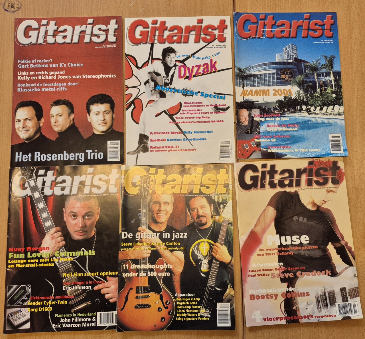 Enorme collectie gitaar magazines Gitarist