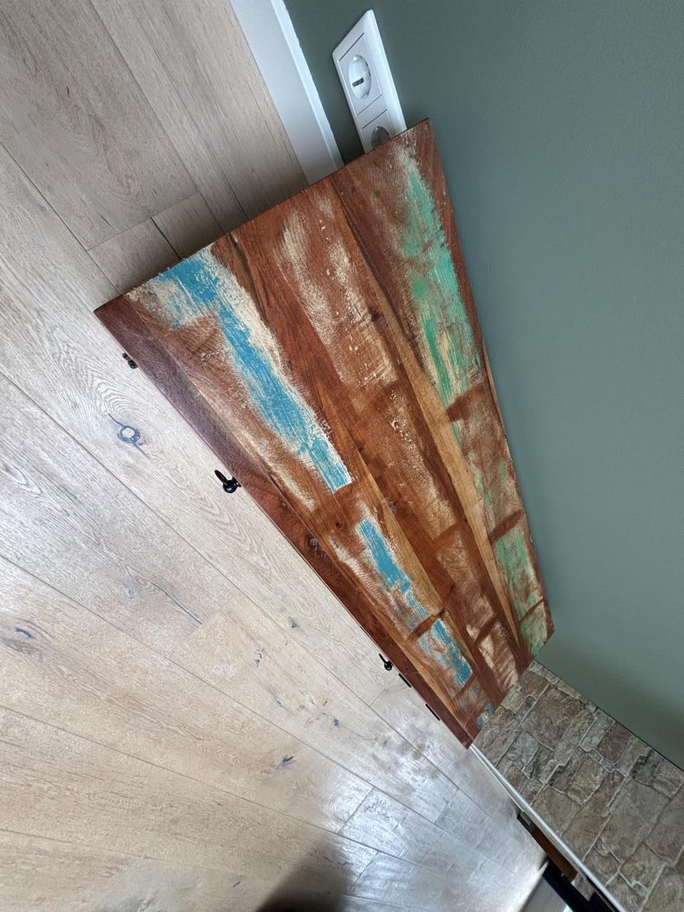 Tv-meubel vintage stijl gerecycled hout