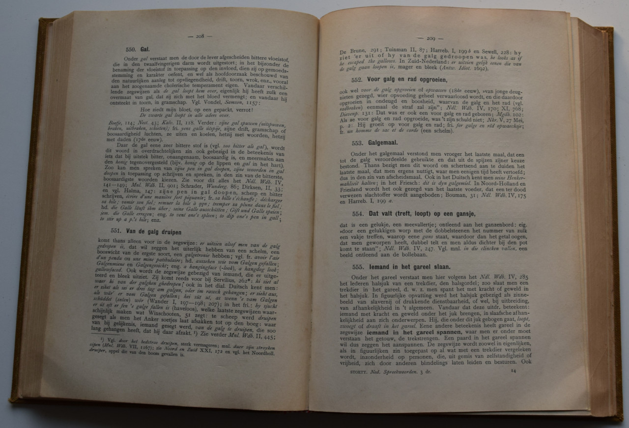 Nederlandsche Spreekwoorden, Uitdrukkingen en Gezegden. Dr. F.A. Stoett