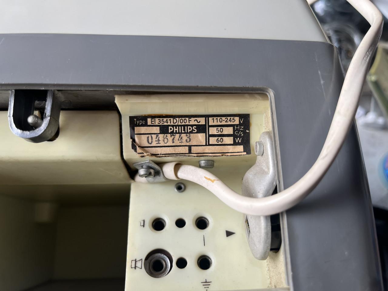 Philips bandrecoder type El 3541D/00F