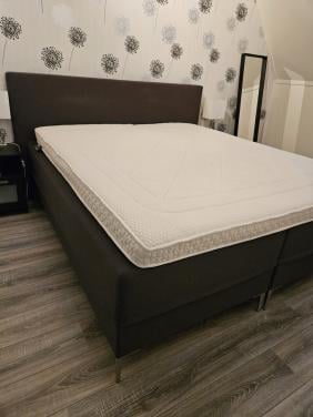 Swiss sense antraciet boxspring 180x200