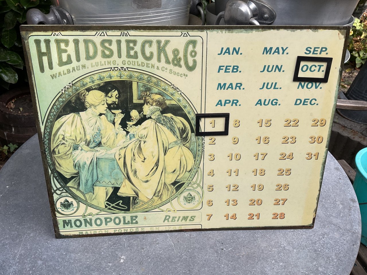 Champagne Heidsieck kalender