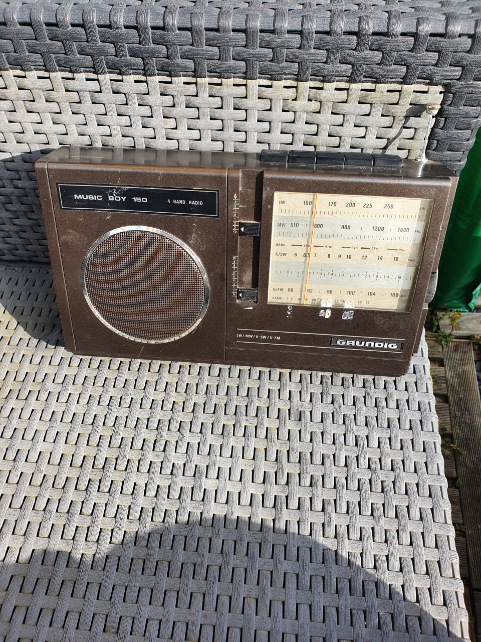 Mooie vintage Grundig music boy radio 150, in werkende staat...