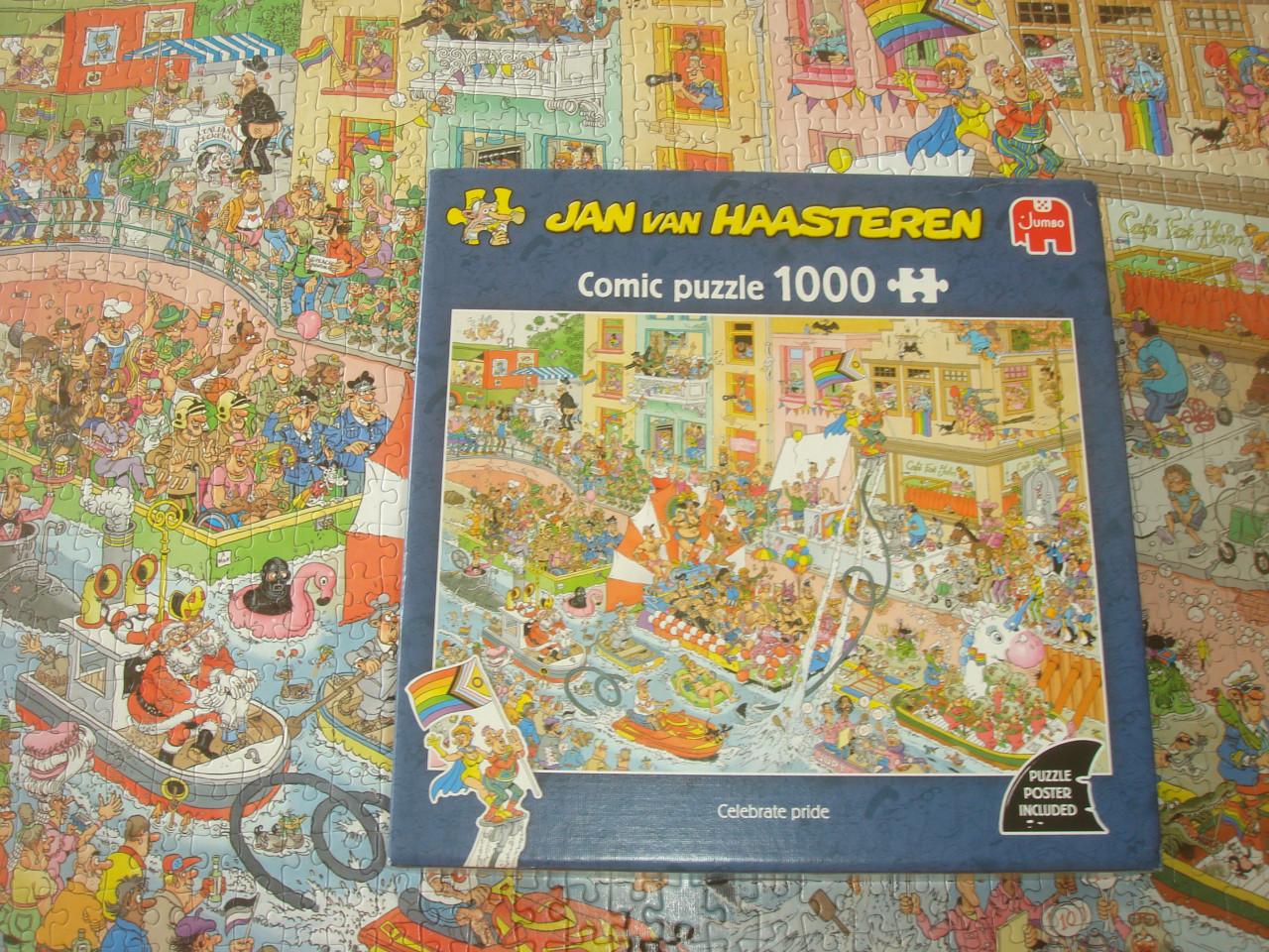 Te koop Complete Jan van Haasteren puzzel Celebrate pride 1000 stukjes